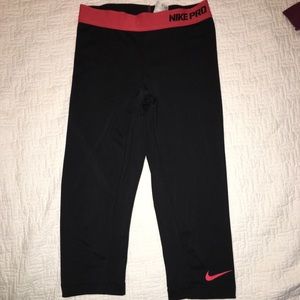 Women’s calf length nike pro combat